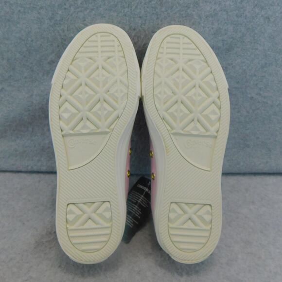 Converse Pink Chuck Taylor All Star Scalloped Edge Ox Women's Sneakers Suede S7 - Picture 9 of 10